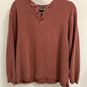 Mens LL Bean Henley